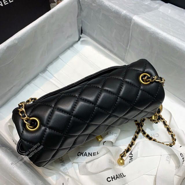 Chanel女包 1787黑色 Chanel2020新款單肩腋下包 Chanel鏈條單肩斜挎包  djc4001